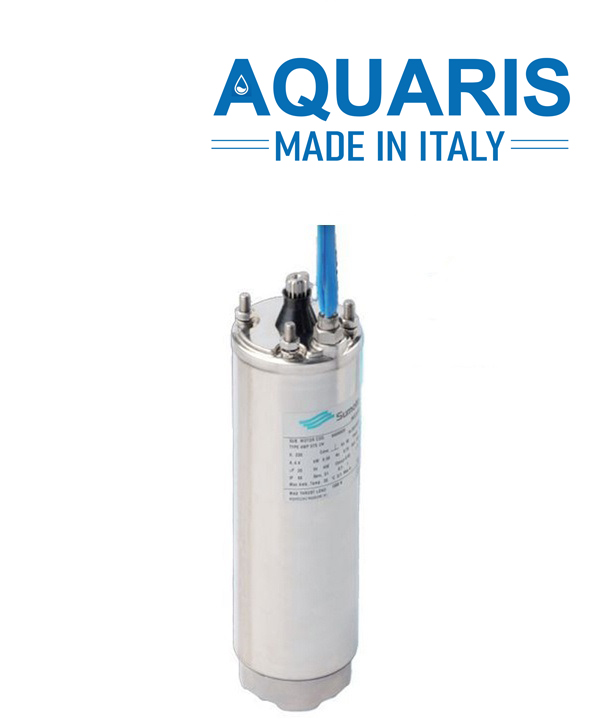 Bơm chìm giếng khoan Aquaris Model 4SA6/28 3.0Kw