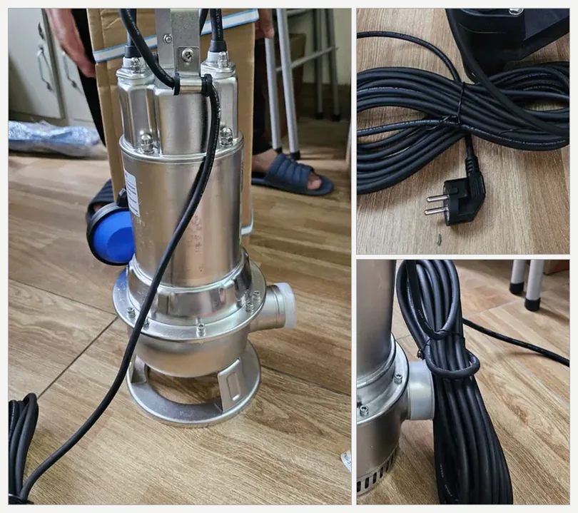 Bơm chìm thân inox và dây điện – bomchim.net