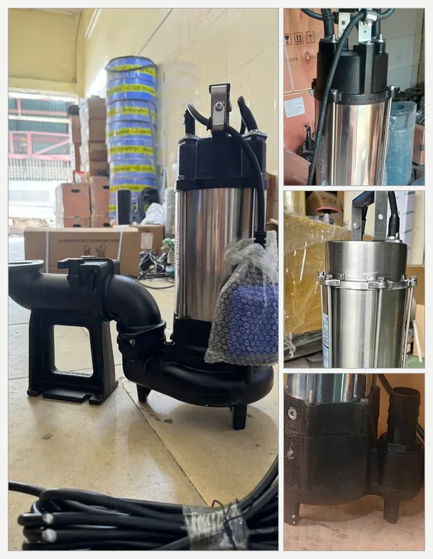 Bơm chìm nước thải thân gang và inox – bomchim.net