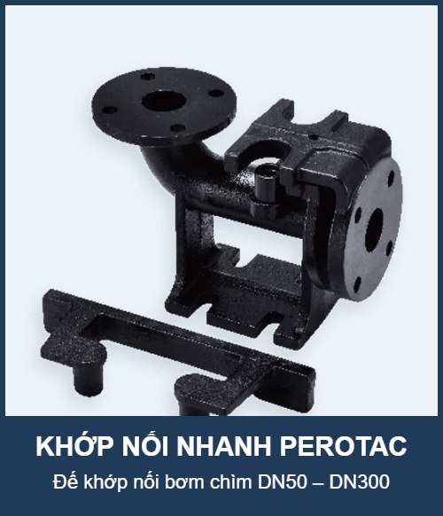 Khớp nối nhanh bơm chìm PEROTAC DN50 – DN300 – bomchim.net