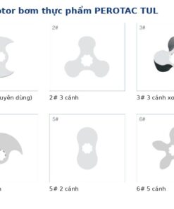 6 kiểu rotor bơm thực phẩm PEROTAC TUL – bomchim.net