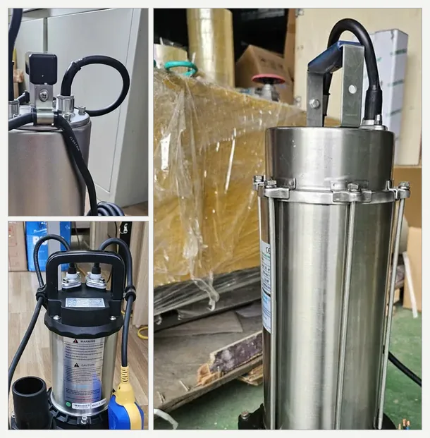 Thân bơm chìm inox và quai nhấc – bomchim.net